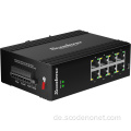 Industrial 8-Port 10/100/1000Mbit/s L2 Managed Din-Rail IP40 Standard IEEE802.3AF/AT POE Ethernet Switch